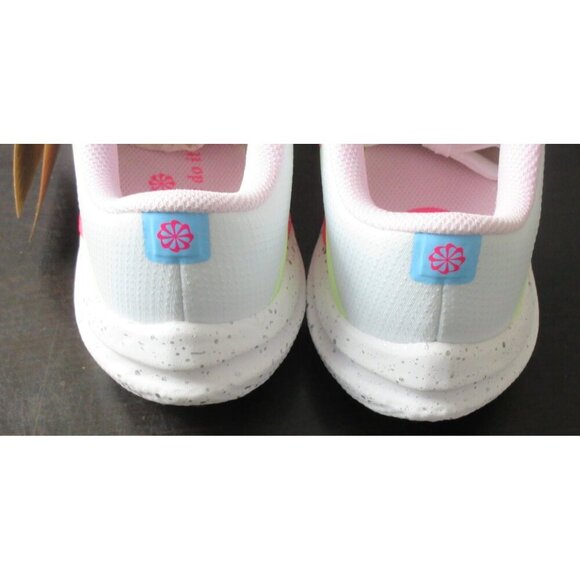 Nike Women's Air Winflo 10 Running Shoes White Hyper Pink Barely Volt Sizes NEW - Picture 5 of 5